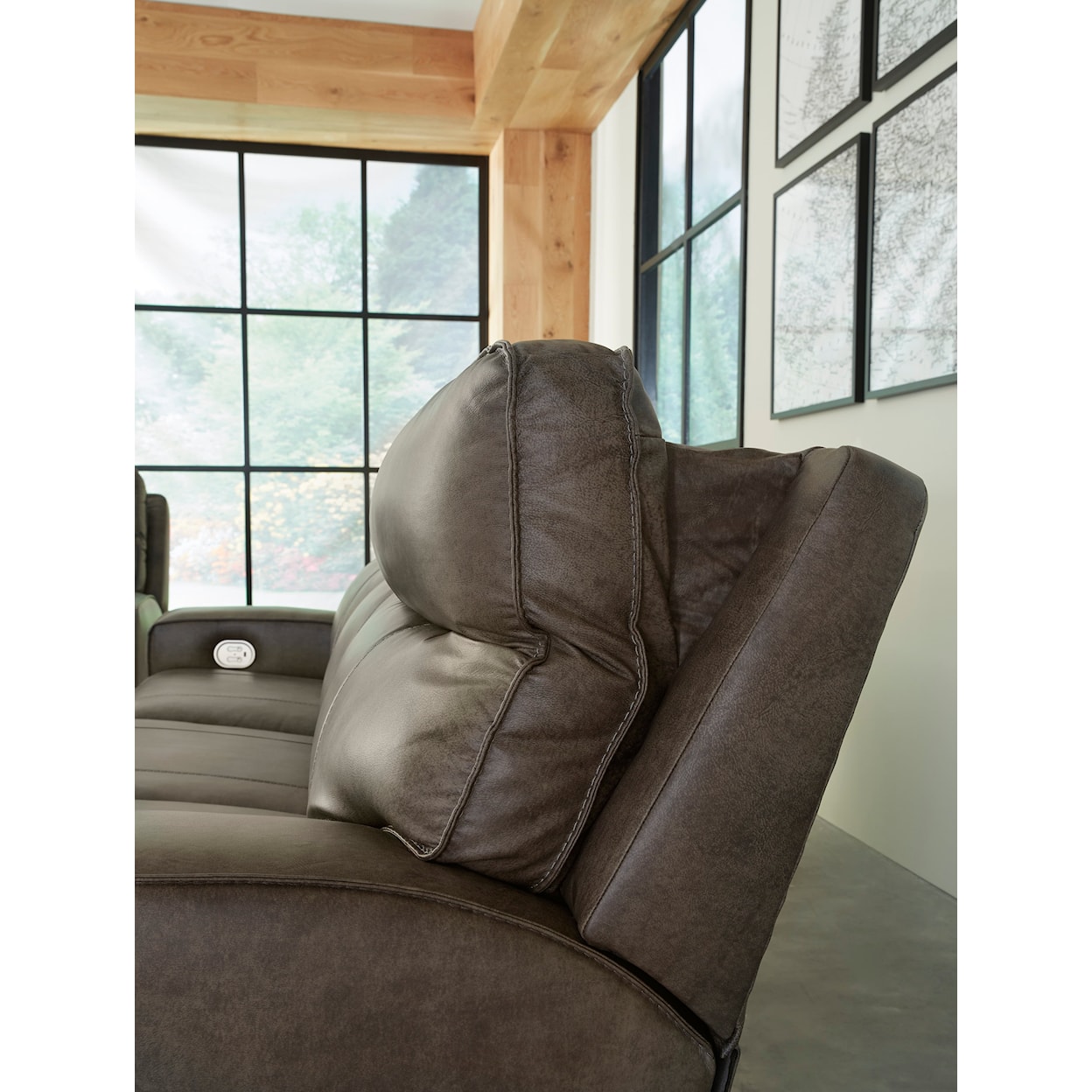 Signature Design by Ashley Game Plan Power Reclining Sofa