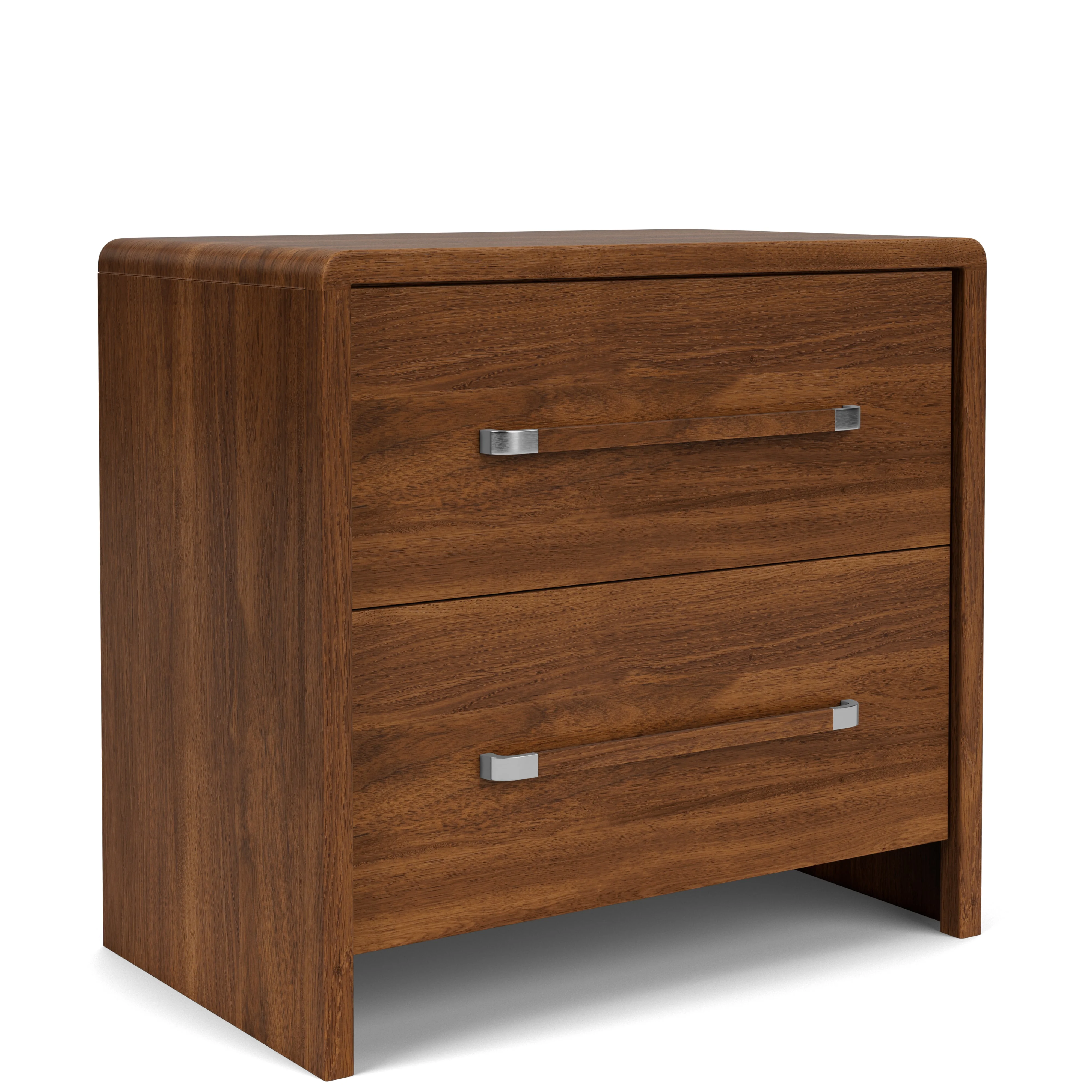 Riverside Furniture Elsie 83768 Mid-Century Modern 2-Drawer Nightstand ...