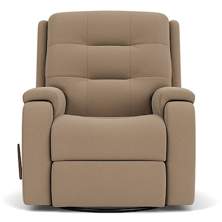 Contemporary Swivel Gliding Recliner