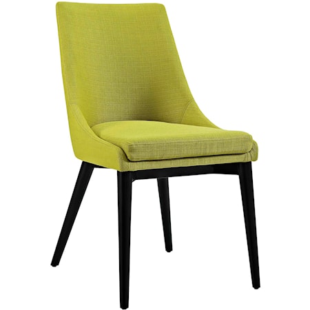 Viscount Contemporary Upholstered Dining Side Chair - Wheatgrass