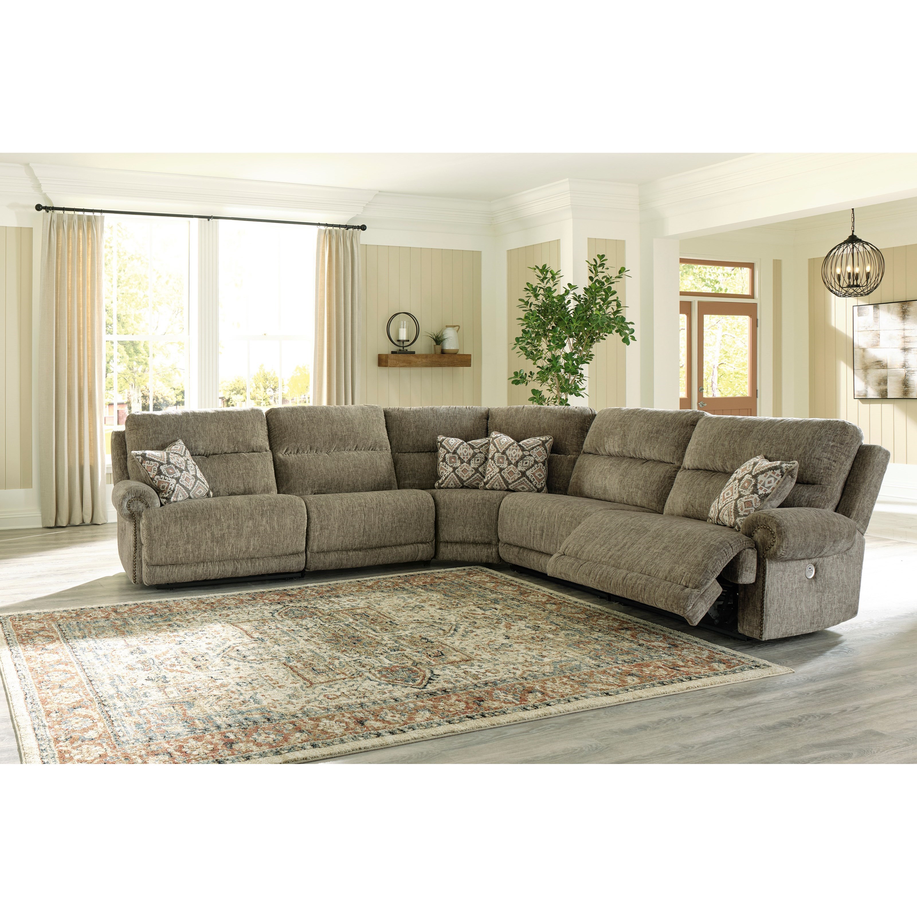 Big and tall online reclining sectional