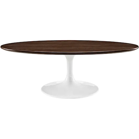 48" Oval-Shaped Coffee Table