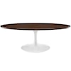 Modway Lippa 48" Oval-Shaped Coffee Table
