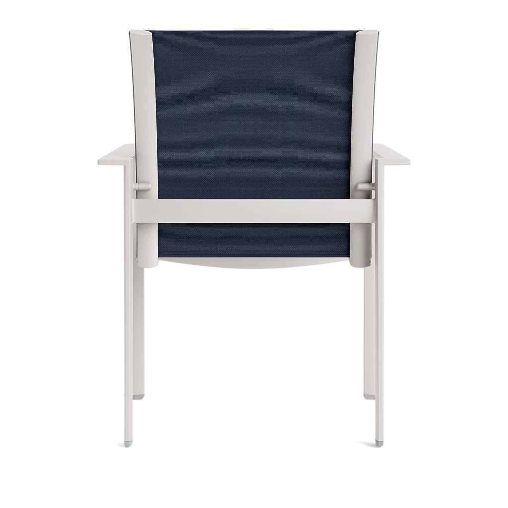 Modern Stacking Sling Dining Armchair