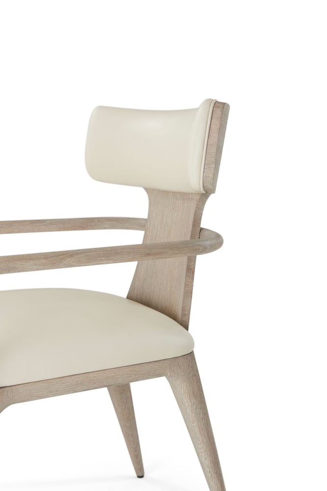 Theodore Alexander Repose Upholstered Dining Arm Chair