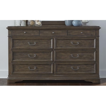 Liberty Furniture Homestead 693-BR31 Relaxed Vintage Dresser with Felt and Cedar-Lined Drawers | Royal Furniture | Dressers Liberty Furniture Homestead 693-BR31 Relaxed Vintage Dresser with Felt and Cedar-Lined Drawers | Royal Furniture | Dressers