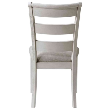 Upholstered Ladderback Side Chair