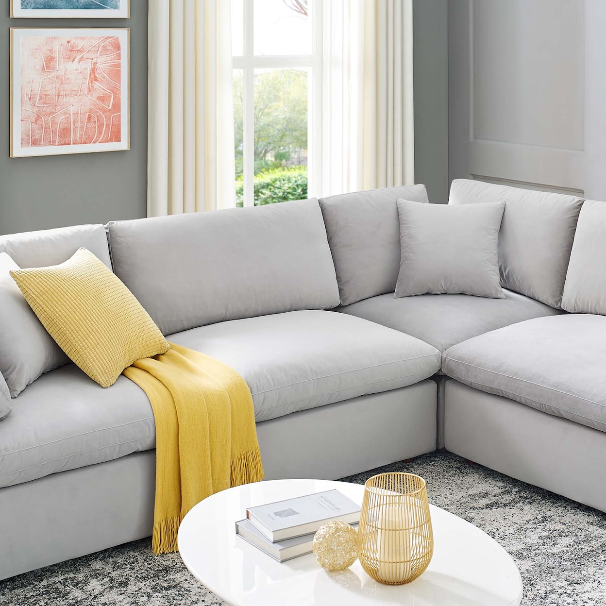 Modway Commix 8-Piece Sectional Sofa