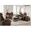 Michael Alan Select The Man-Den Power Reclining Sofa with Adj Headrests