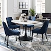 Modway Lippa 60" Oval Top Dining Table