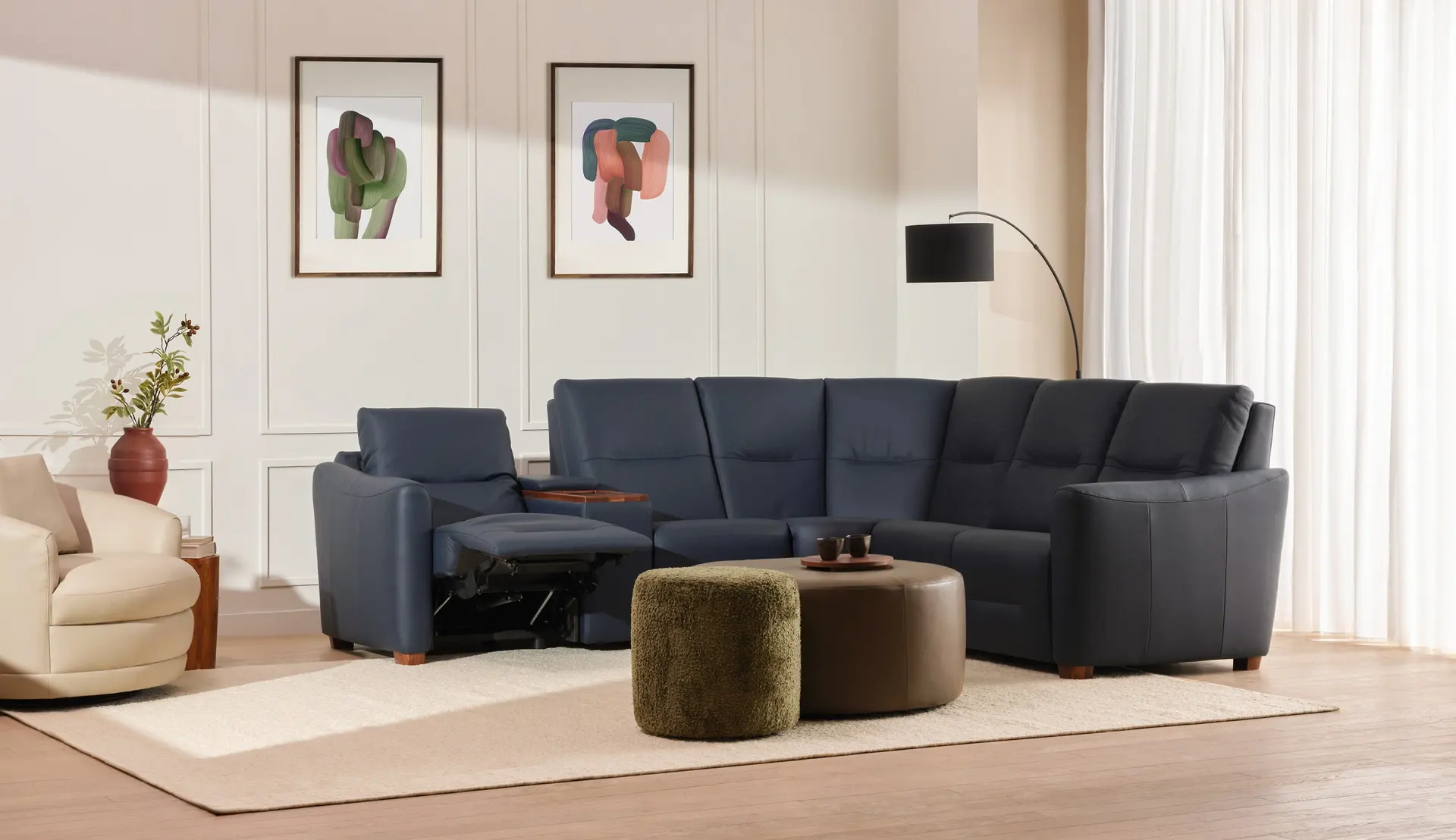 Palliser Sanibel 5-Seat Corner Curve Sectional