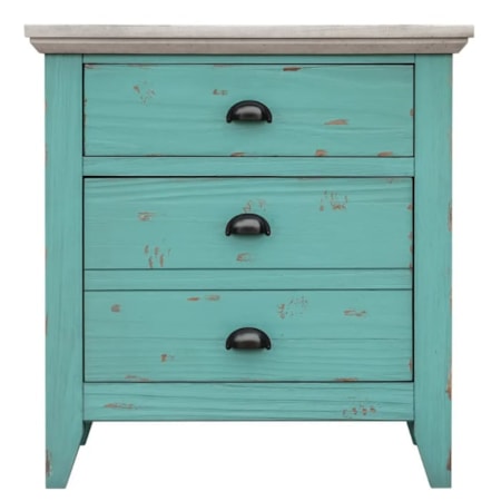 3-Drawer Nightstand