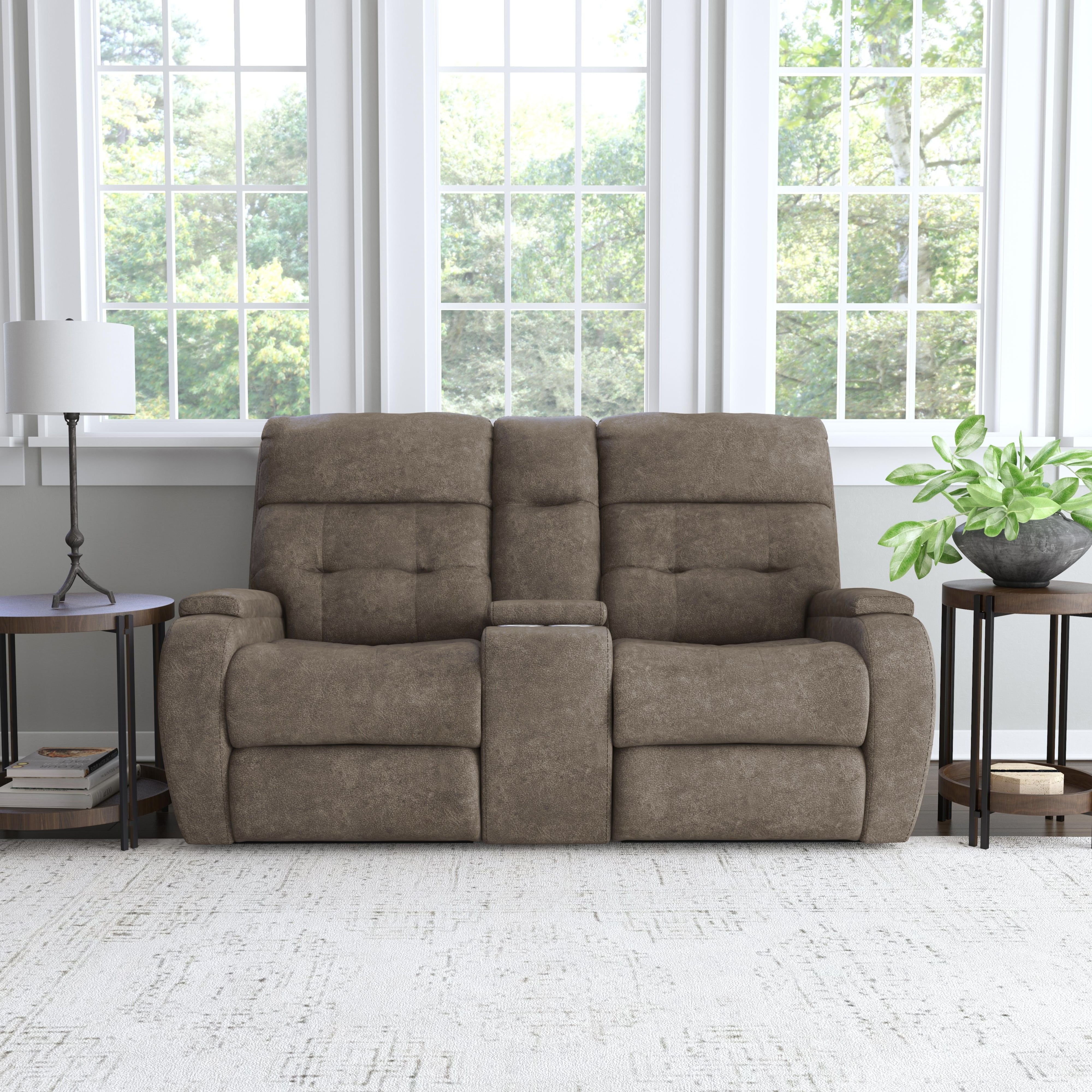 Flexsteel Strait Power Reclining Loveseat