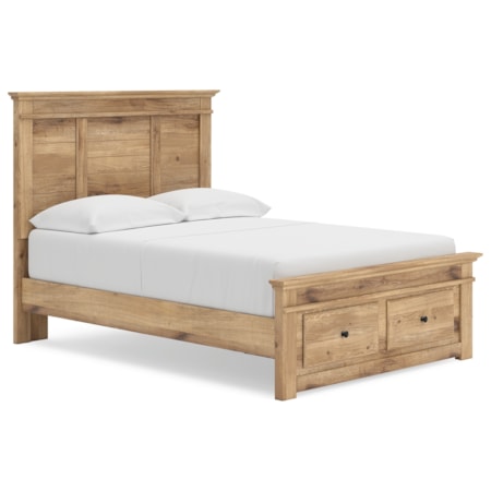 Full Panel Storage Bed