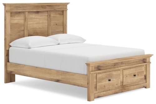 Full Panel Storage Bed