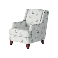 Wing Back Accent Chair