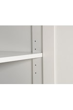 Sauder Miscellaneous Storage Transitional 5-Shelf Bookcase with Adjustable Shelves