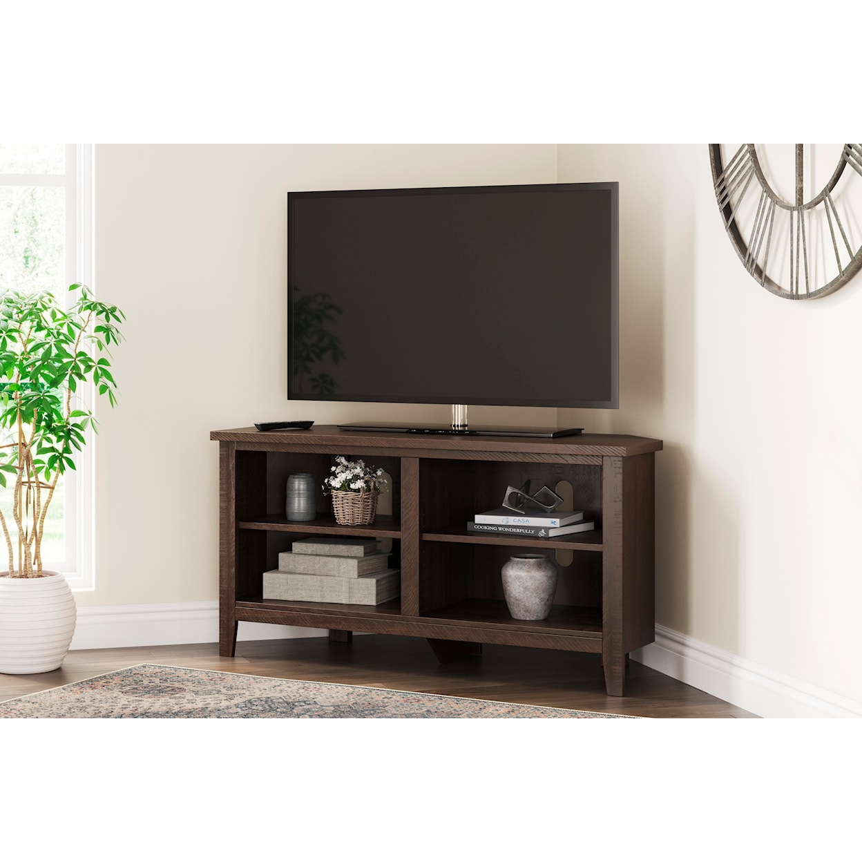 Signature Design by Ashley Camiburg Corner TV Stand