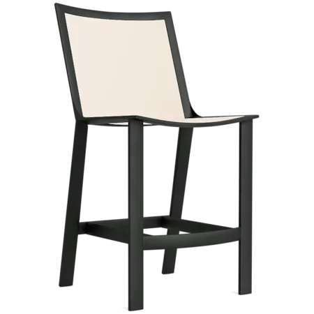 Modern Full-Back Sling Barstool