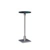 Powell Amyn Adj Drink Table Silver With Green Marble