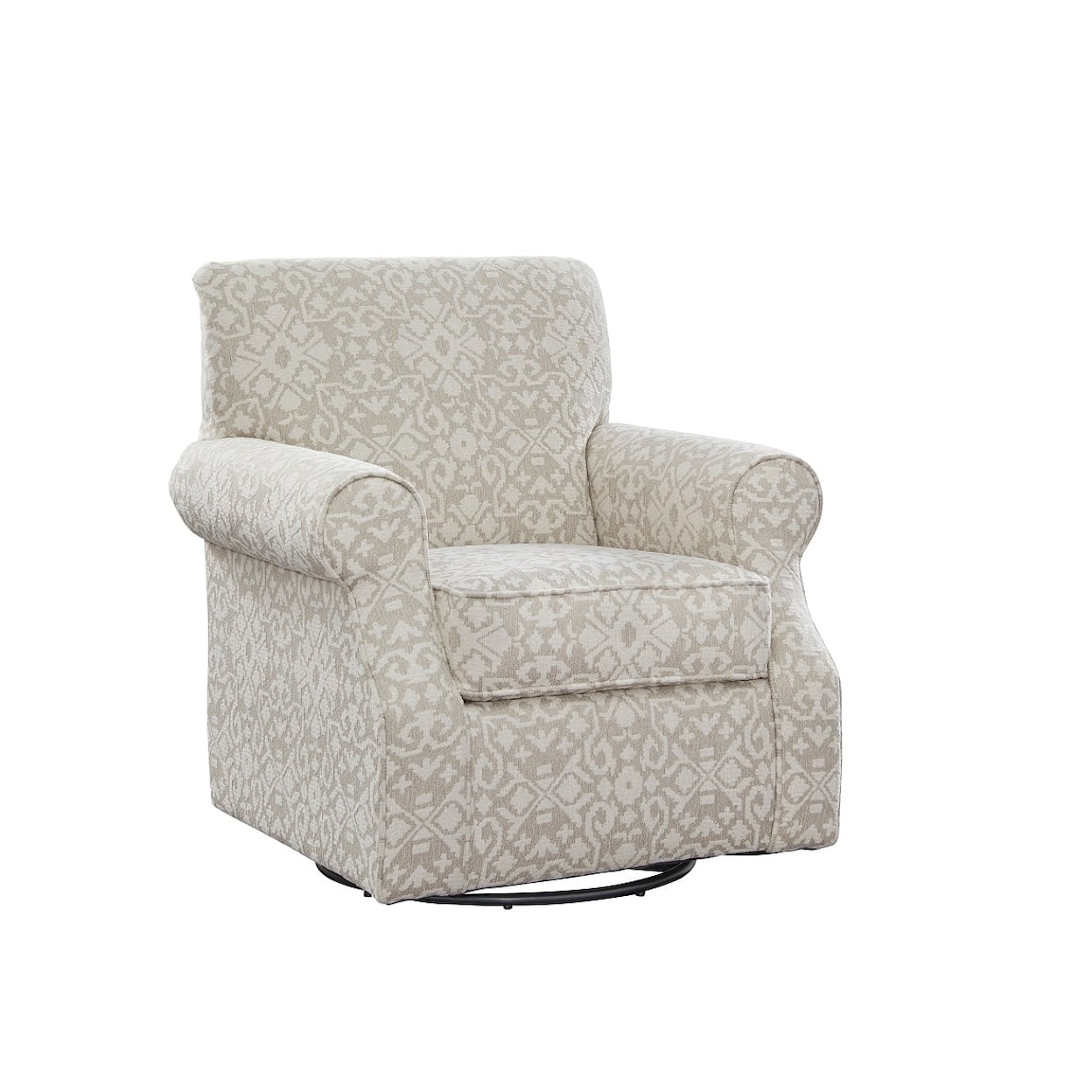 Fusion Furniture 4480 BLAIR CREAM Swivel Chair