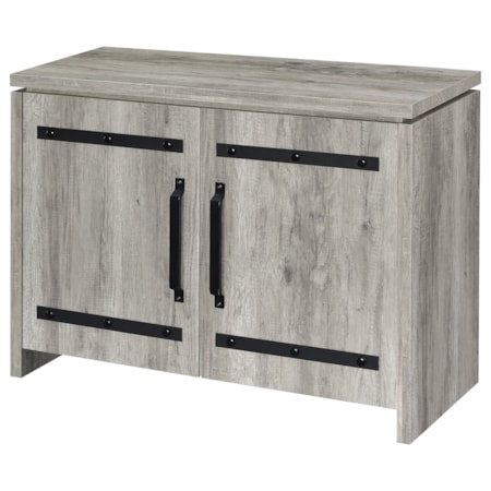 DRIFTWOOD GREY 2 DOOR ACCENT | CABINET