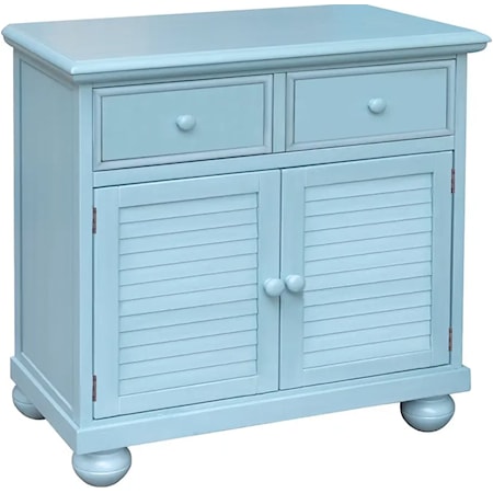 2-Door Storage Cabinet with Drawers