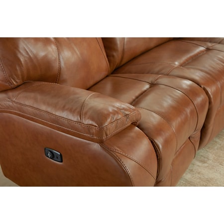 Power Tilt Headrest Rocker Console Loveseat