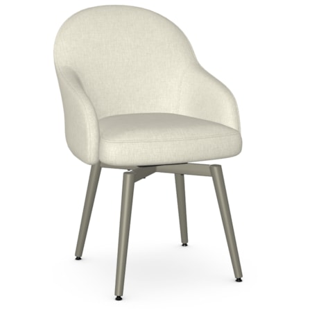 Upholstered Swivel Dining Chair