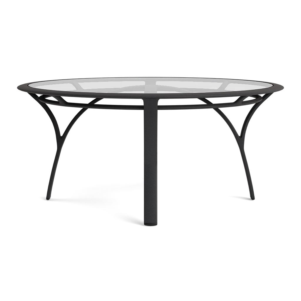 42" Rd. Glass-Top Chat Table