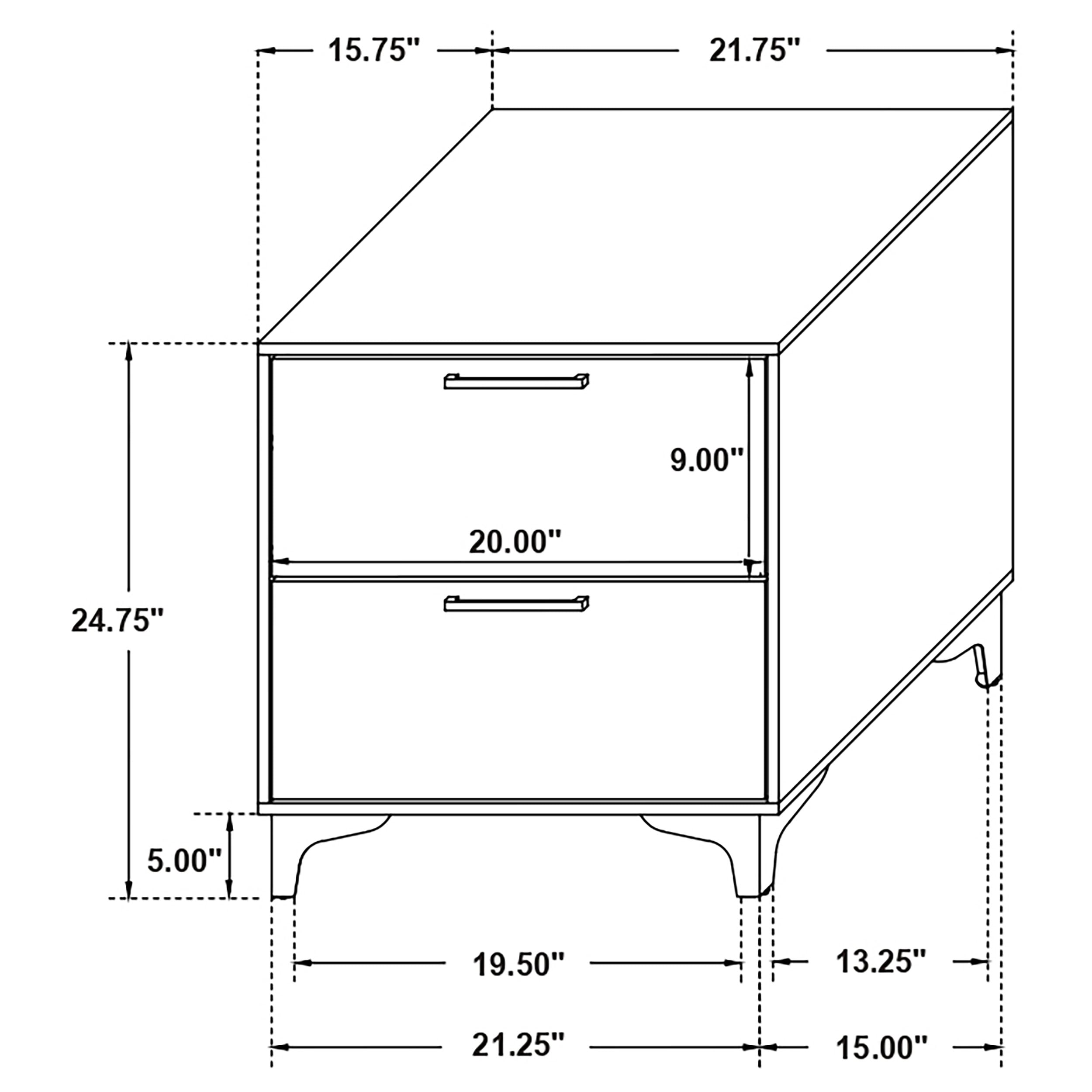 Coaster Kendall Kendall Nightstand