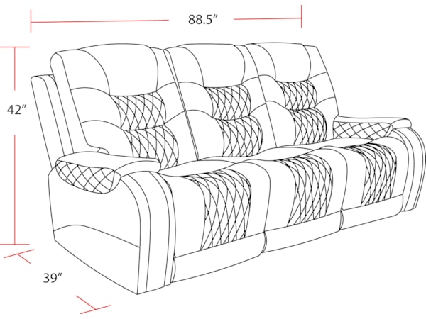 Power Reclining Sofa and Two Recliners Set