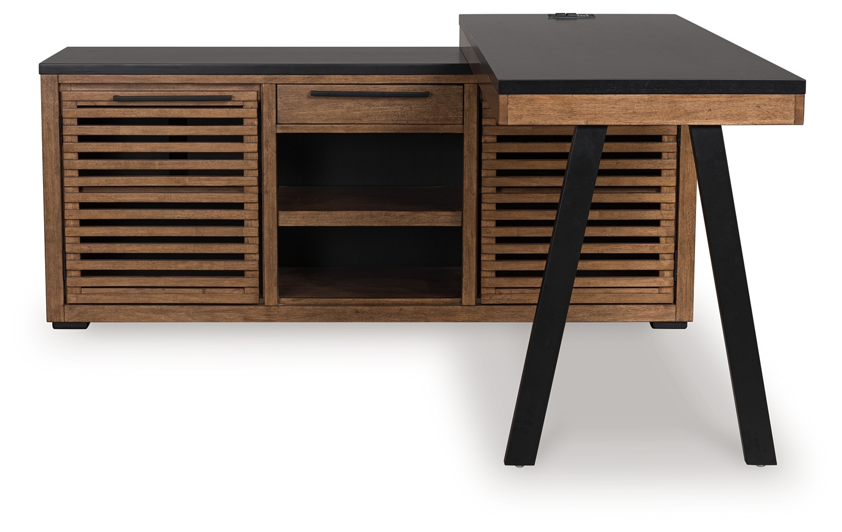 Credenza With Desk Return