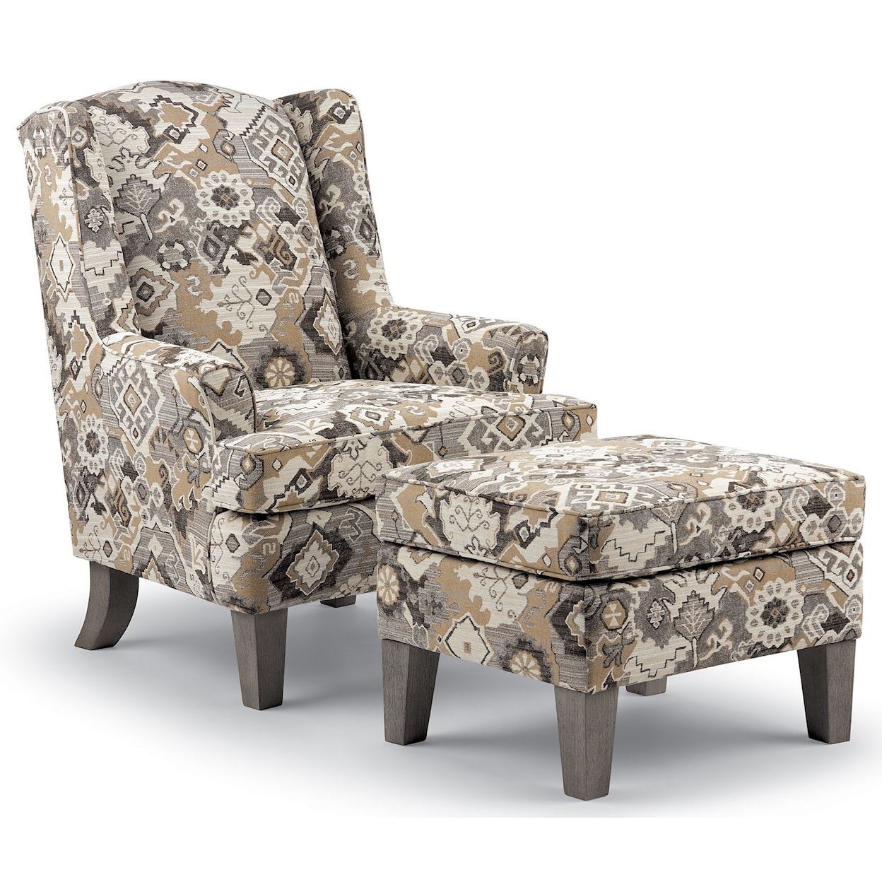 Best Home Furnishings Wing Chairs Andrea Wing Chair
