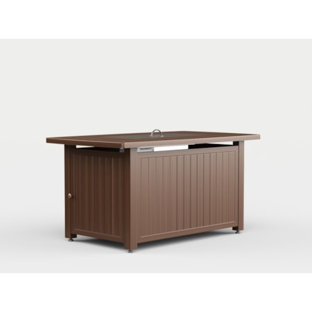 48″ Rectangular Fire Table w/Cover Included