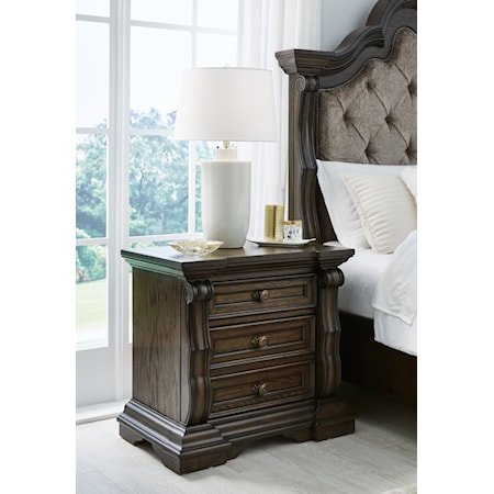 3-Drawer Nightstand