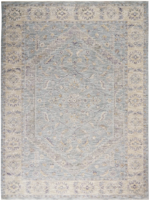 9'3" x 12'7" Blue Rectangle Rug