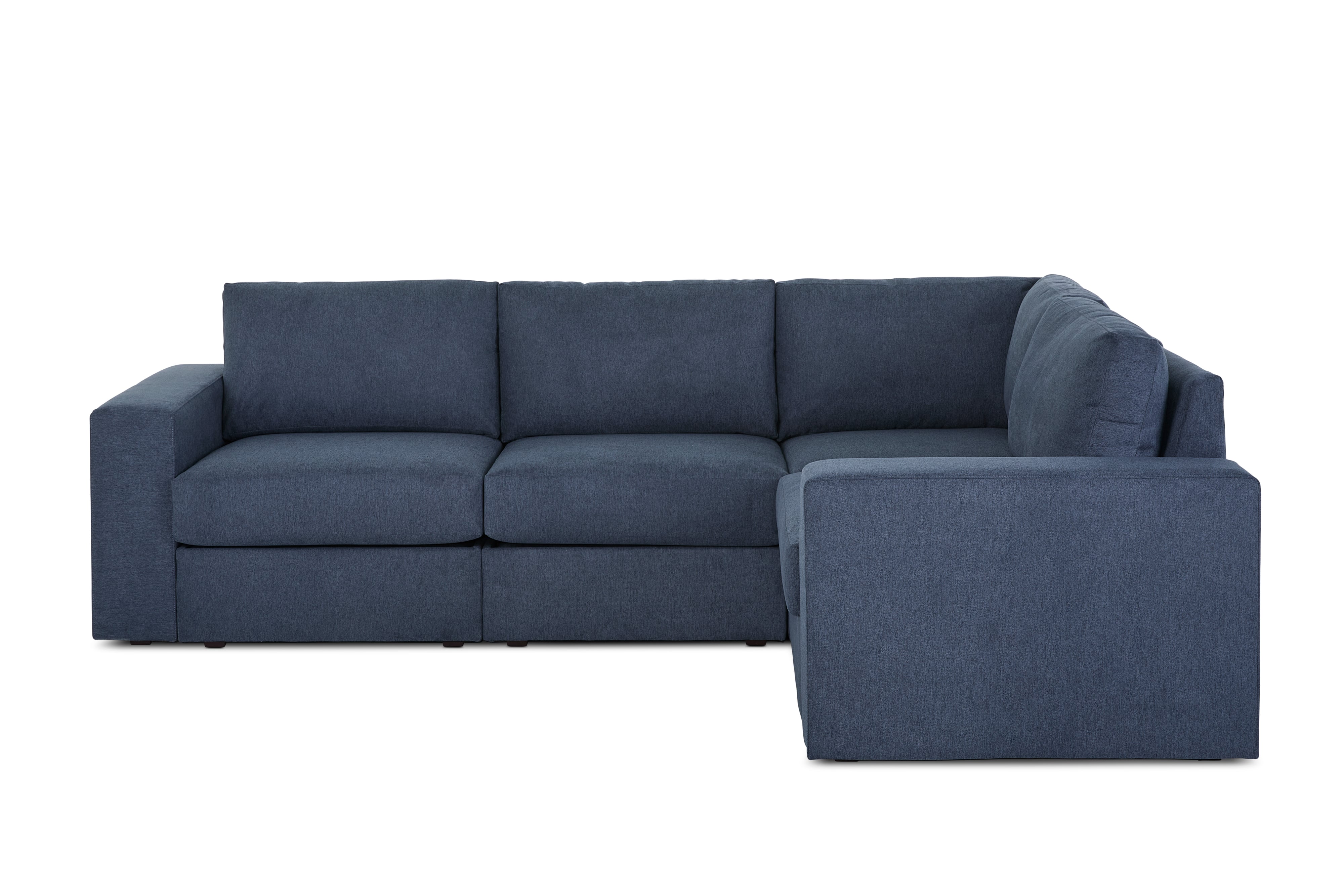 Wide-Arm 4-Seat Sectional Sofa