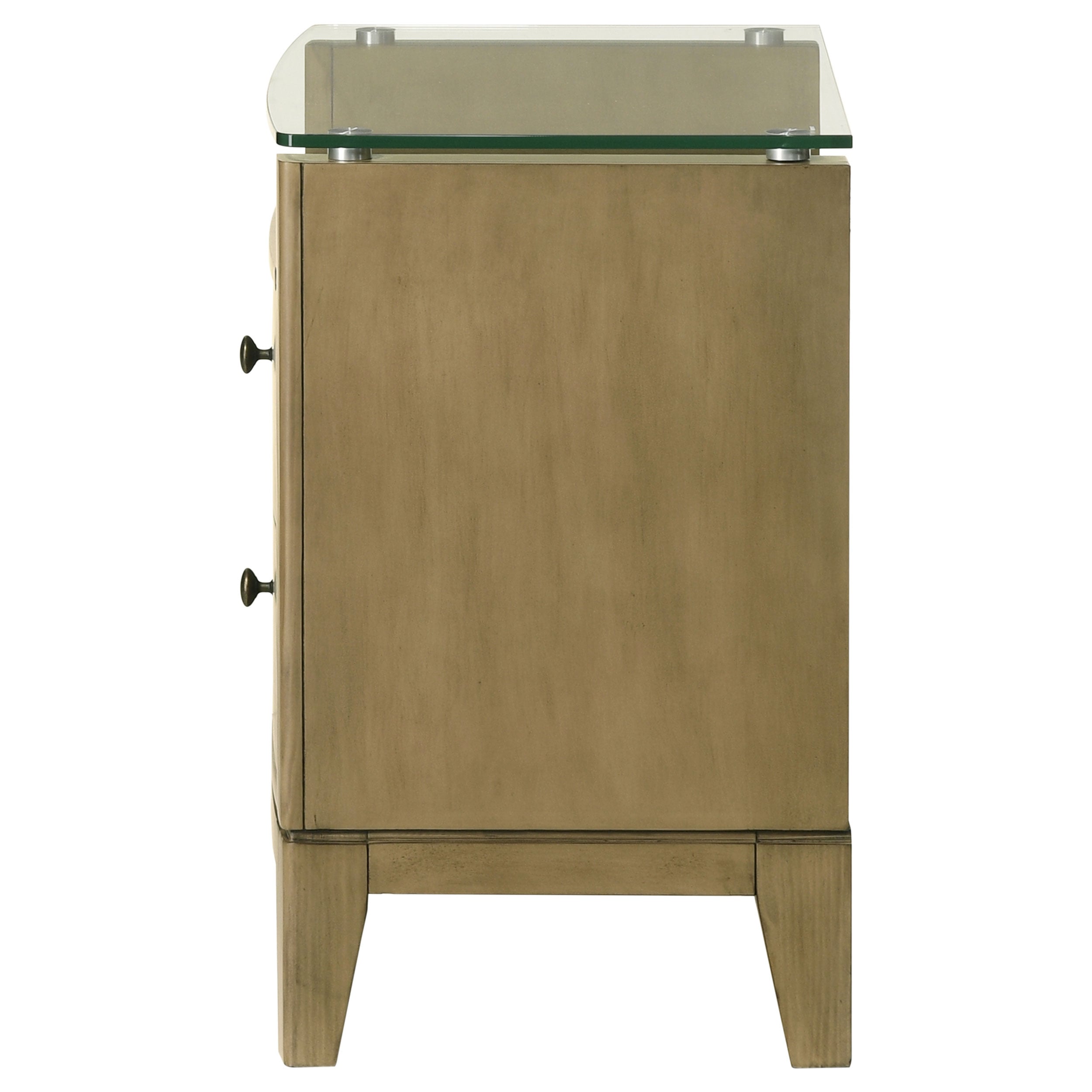 Coaster Granada Granada Glass Top Nightstand