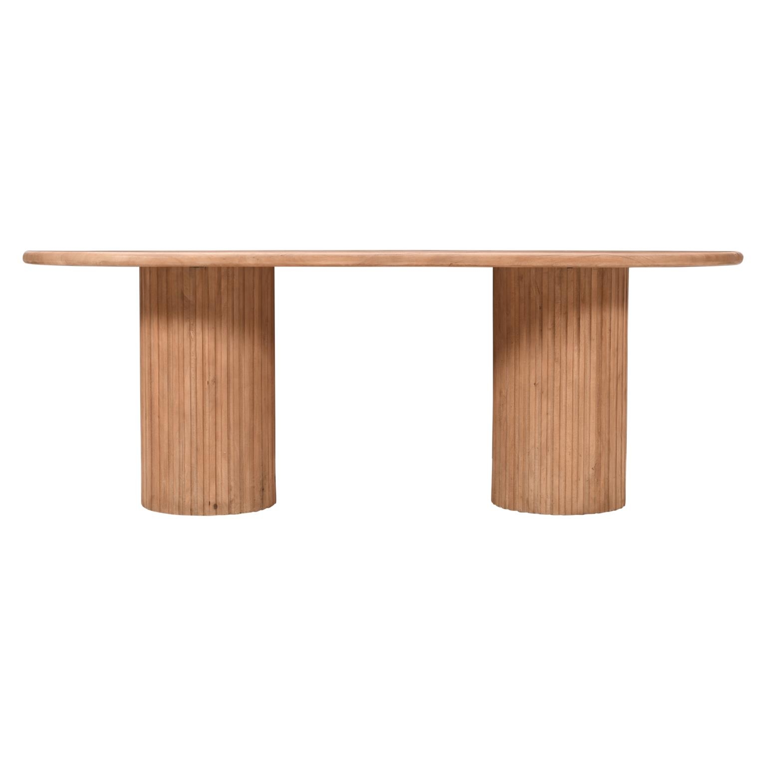 Double Pedestal Dining Table