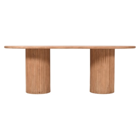 Double Pedestal Dining Table