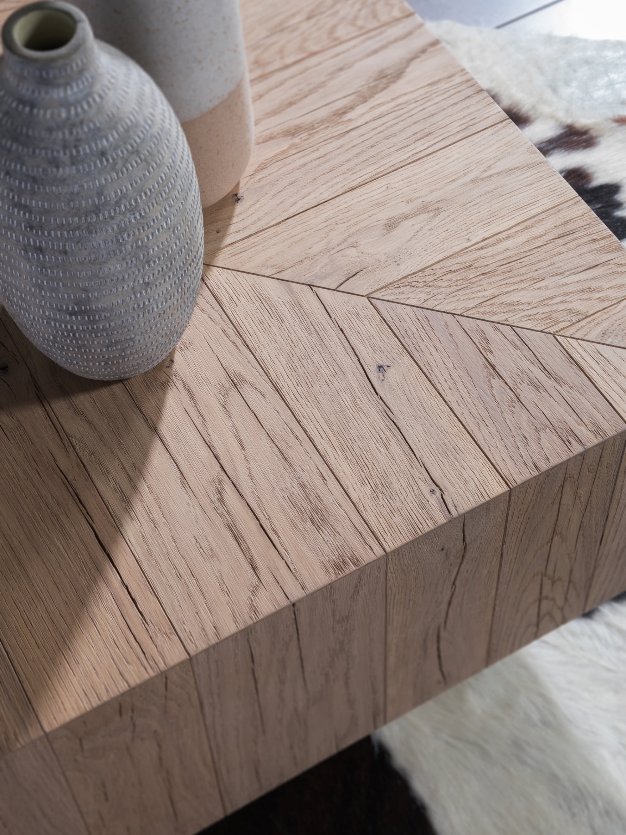 Rustic Square Cocktail Table