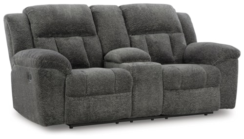 Reclining Loveseat With Console