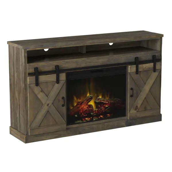 Legends Furniture Farmhouse 66" Fireplace Console