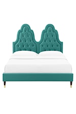 Modway Alexandria Tufted Performance Velvet King Platform Bed