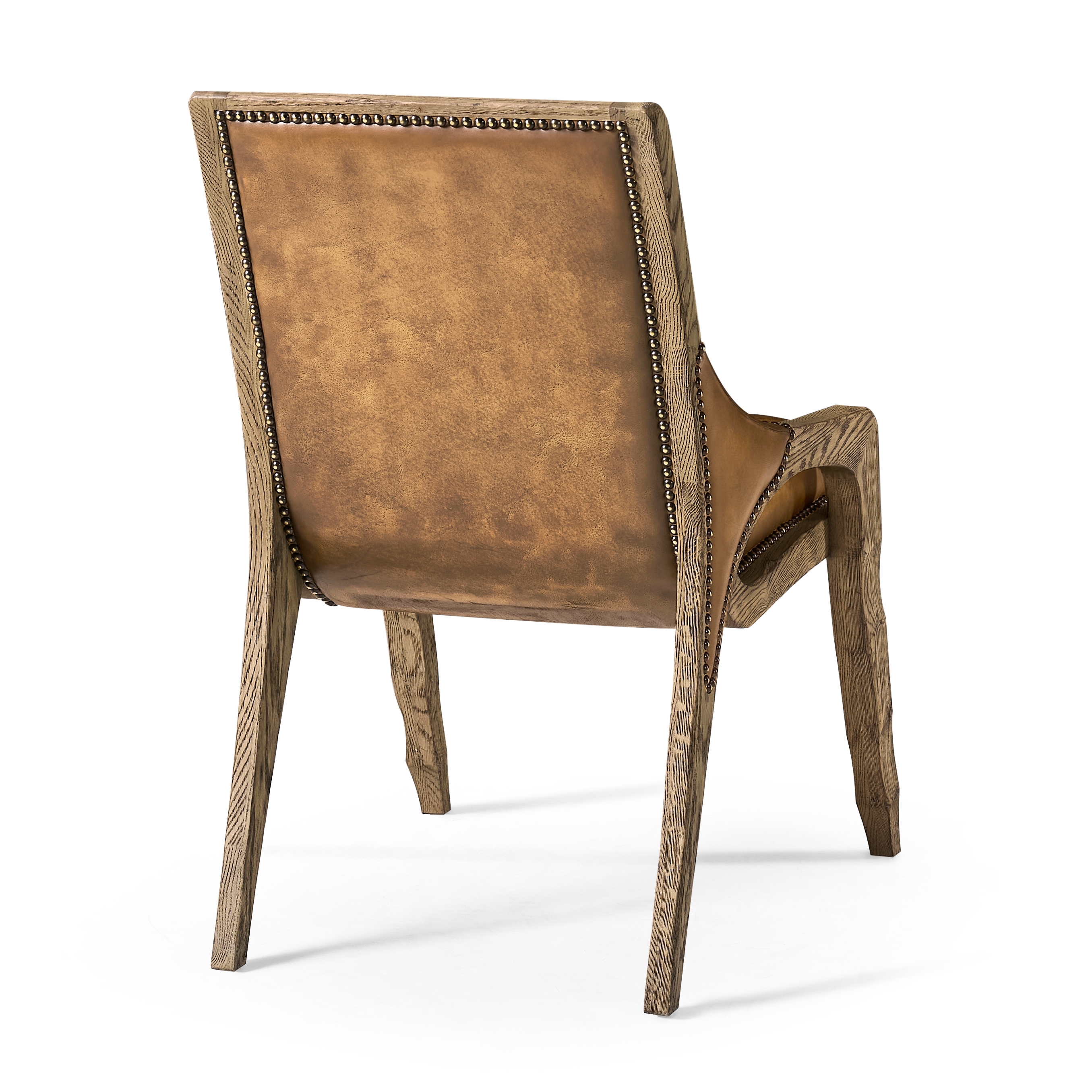Jonathan Charles Echo Canyon Leather Side Chair