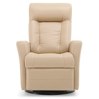 Banff Contemporary Swivel Glider Power Recliner with Tight Cushions