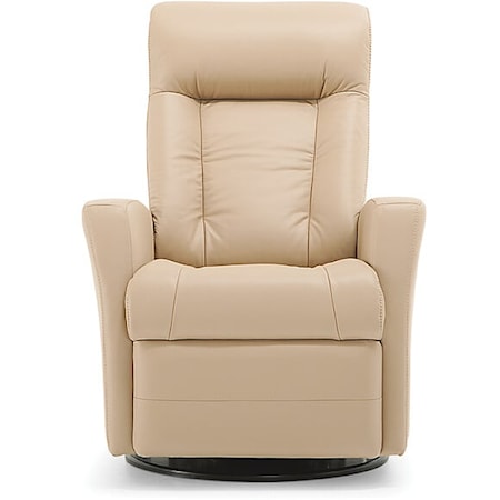 Banff Contemporary Swivel Glider Power Recliner with Tight Cushions