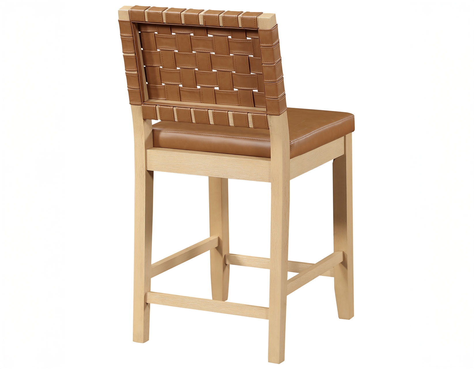 Steve Silver Reid Upholstered Webbed-Back Counter Chair
