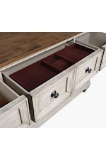 New Classic Mariana Transitional 9-Drawer Dresser with Jewelry Tray